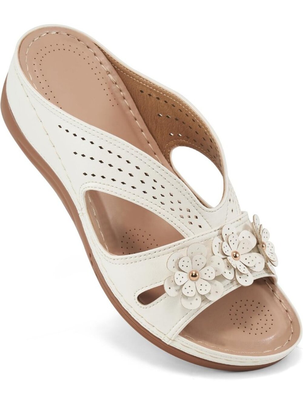 Stylish Women's Wedge Sandals - Comfortable Summer Platform Slides for Dressy